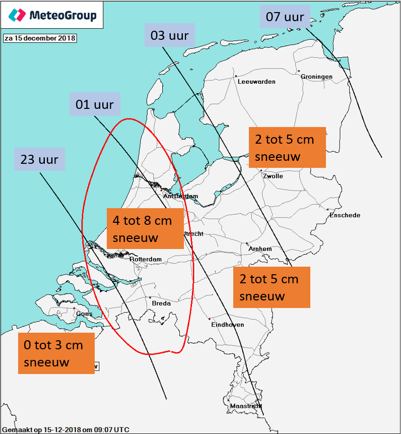 sneeuwkaartjes verwachting voor 16 december 2018