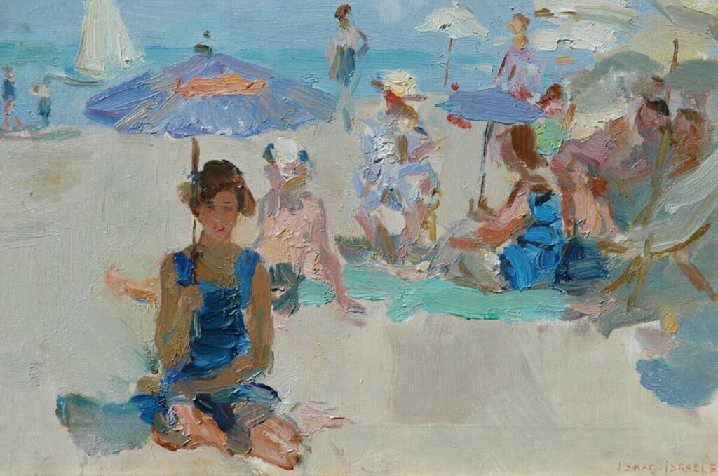 Isaac Israëls, Een zonnige dag op het strand van Viareggio, jaren 20
