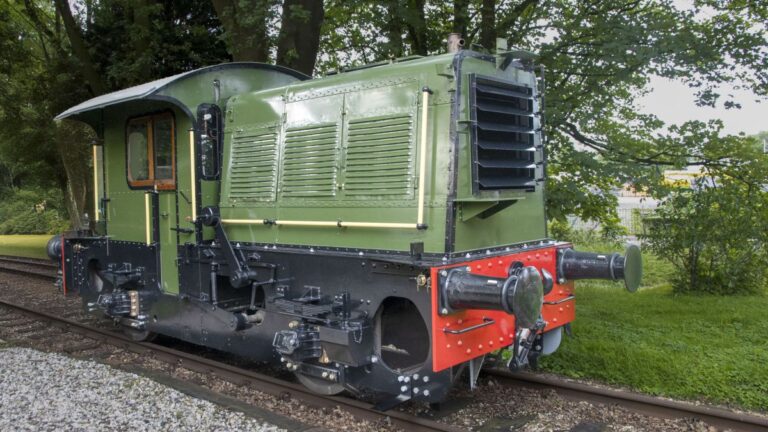 De gerestaureerde Locomotief in Groenlo