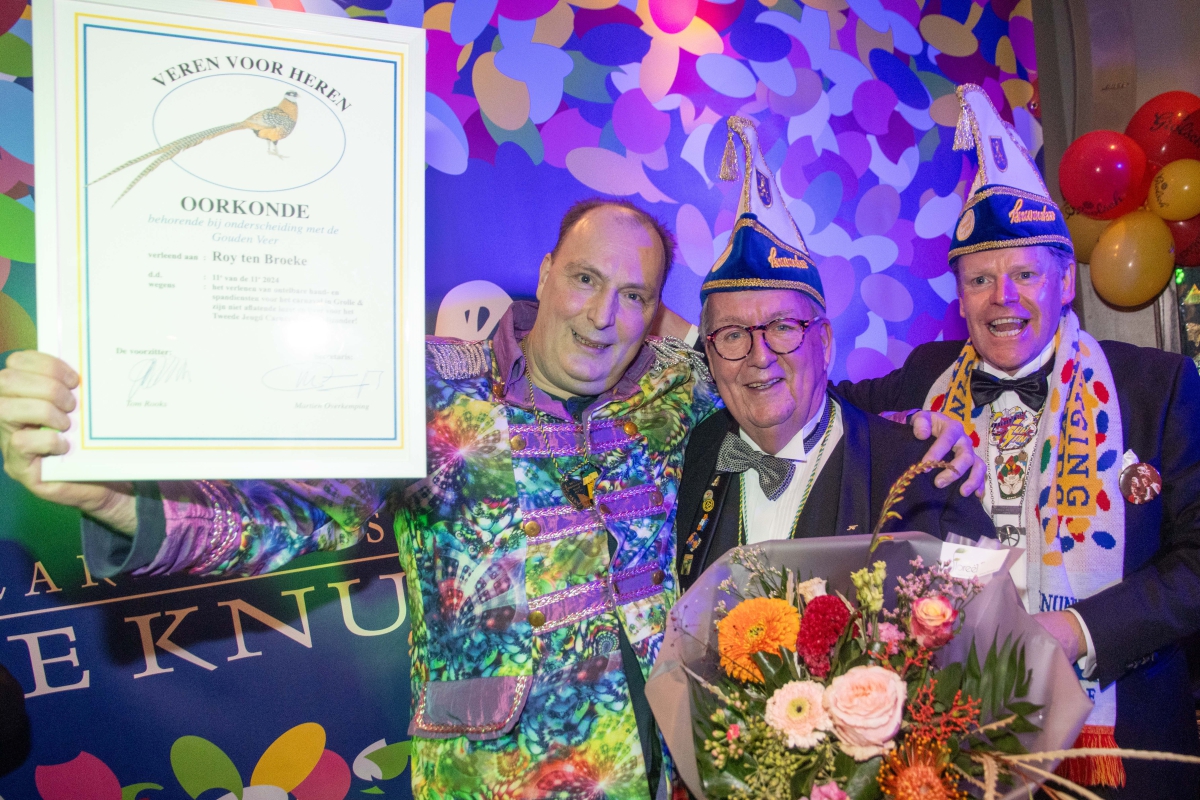 Gouden Veertje, nieuw logo en een bijzondere primeur