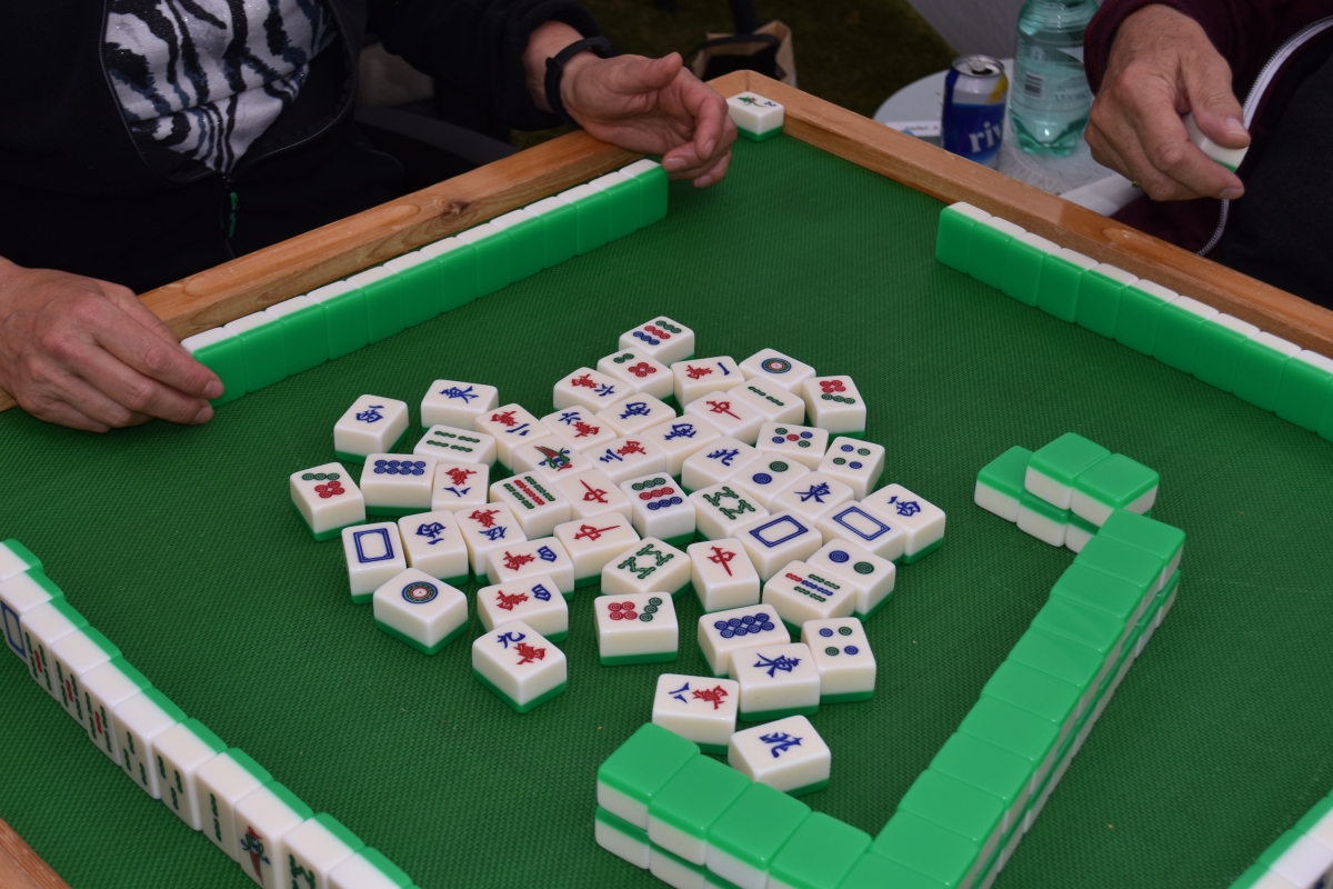 Demonstratie Mahjong in Bibliotheek Lichtenvoorde