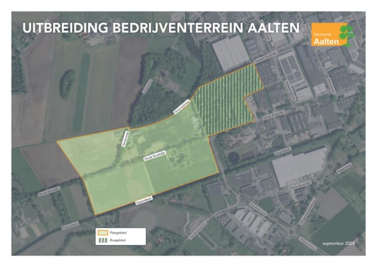 Gemeente Aalten werkt aan uitbreiding bedrijventerrein ’t Broek
