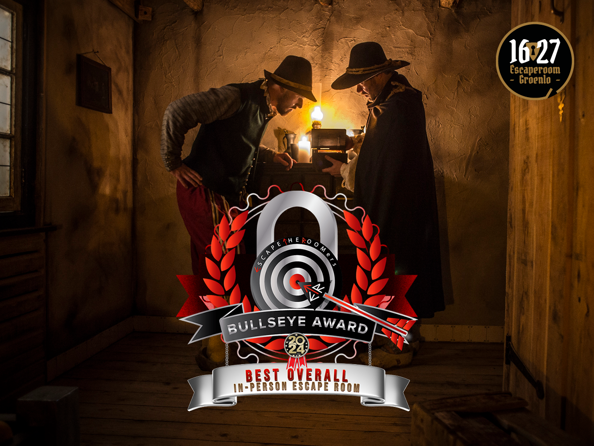 Escaperoom Groenlo wint prestigieuze Bullseye Award 2024