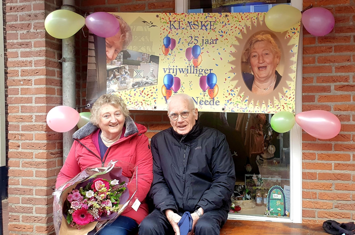 Klaske Koster viert 25-jarig jubileum bij VVV Neede