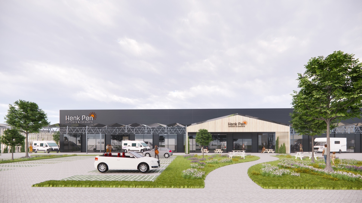 Henk Pen bouwt grootste camper- en caravancentrum van Europa in Groenlo