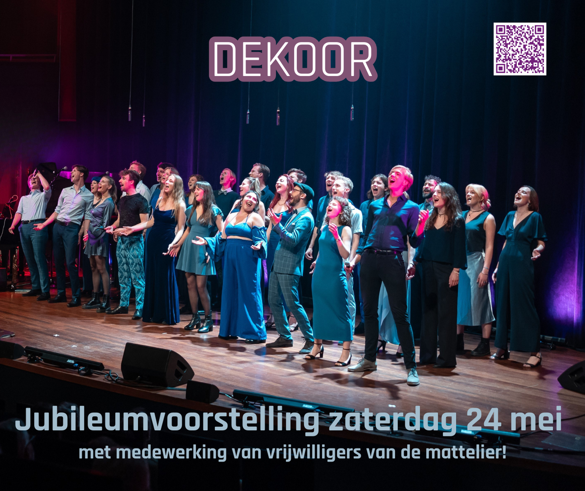 Dekoor Close Harmony viert 40-jarig jubileum in De Mattelier