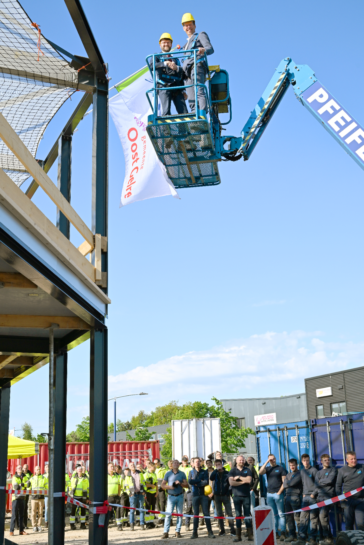 Hoogste punt bereikt bij nieuwbouw gemeente Oost Gelre en ROVA