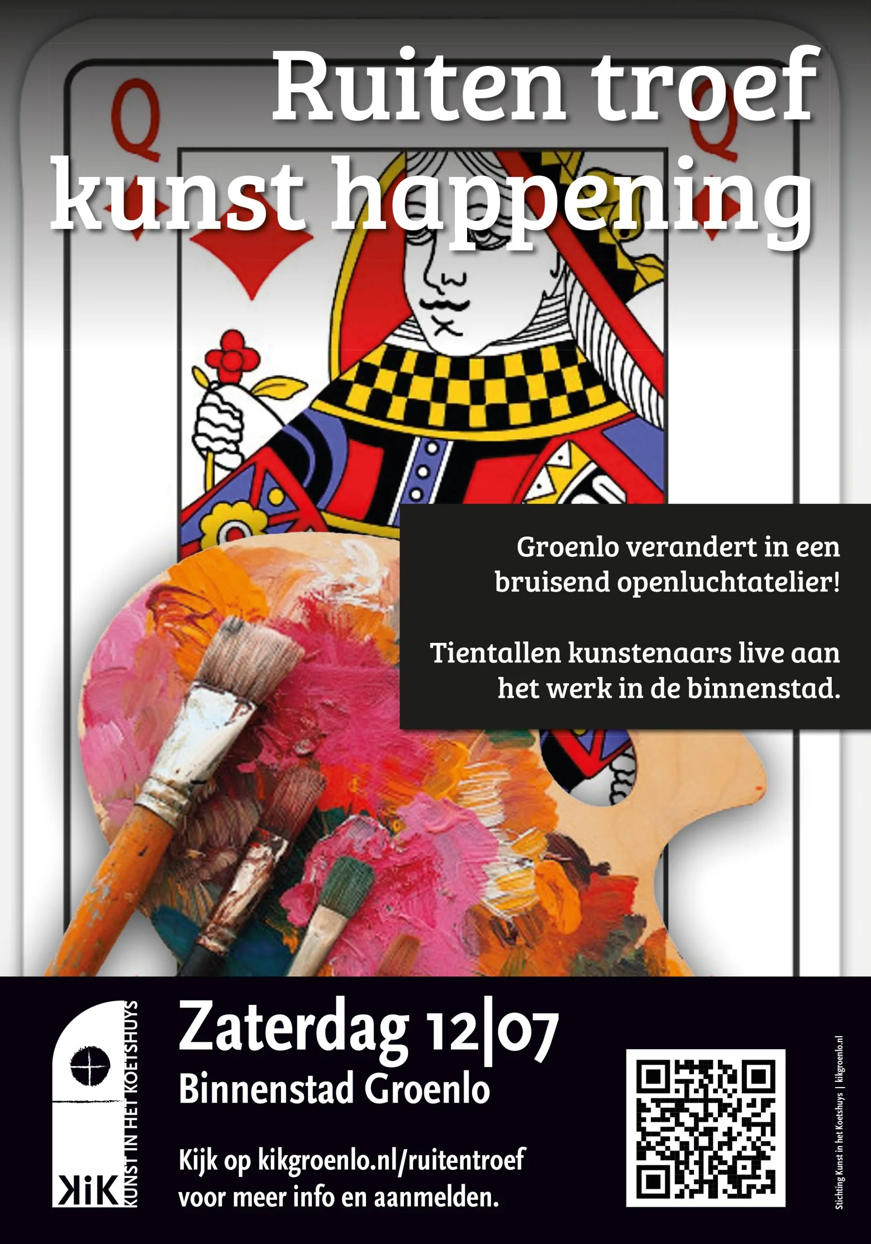 Groenlo wordt openluchtatelier tijdens kunsthappening Ruitentroef