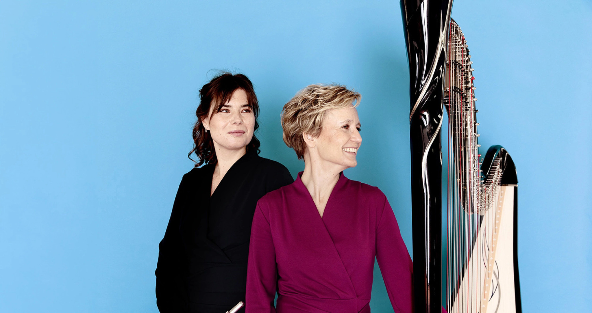 Fluit en harp in zomerse harmonie tijdens concert Tickled Pink in Lochem