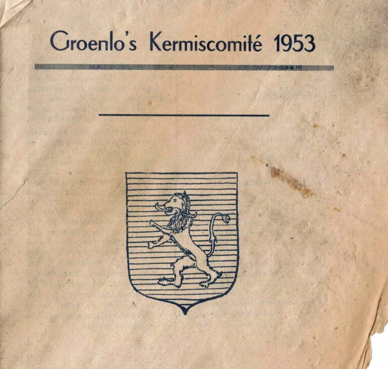 Onder de vloer gevonden: programmaboekje Grolse Kermis 1953 duikt op in aanloop naar kermisweek