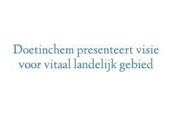 Doetinchem presenteert visie voor vitaal landelijk gebied