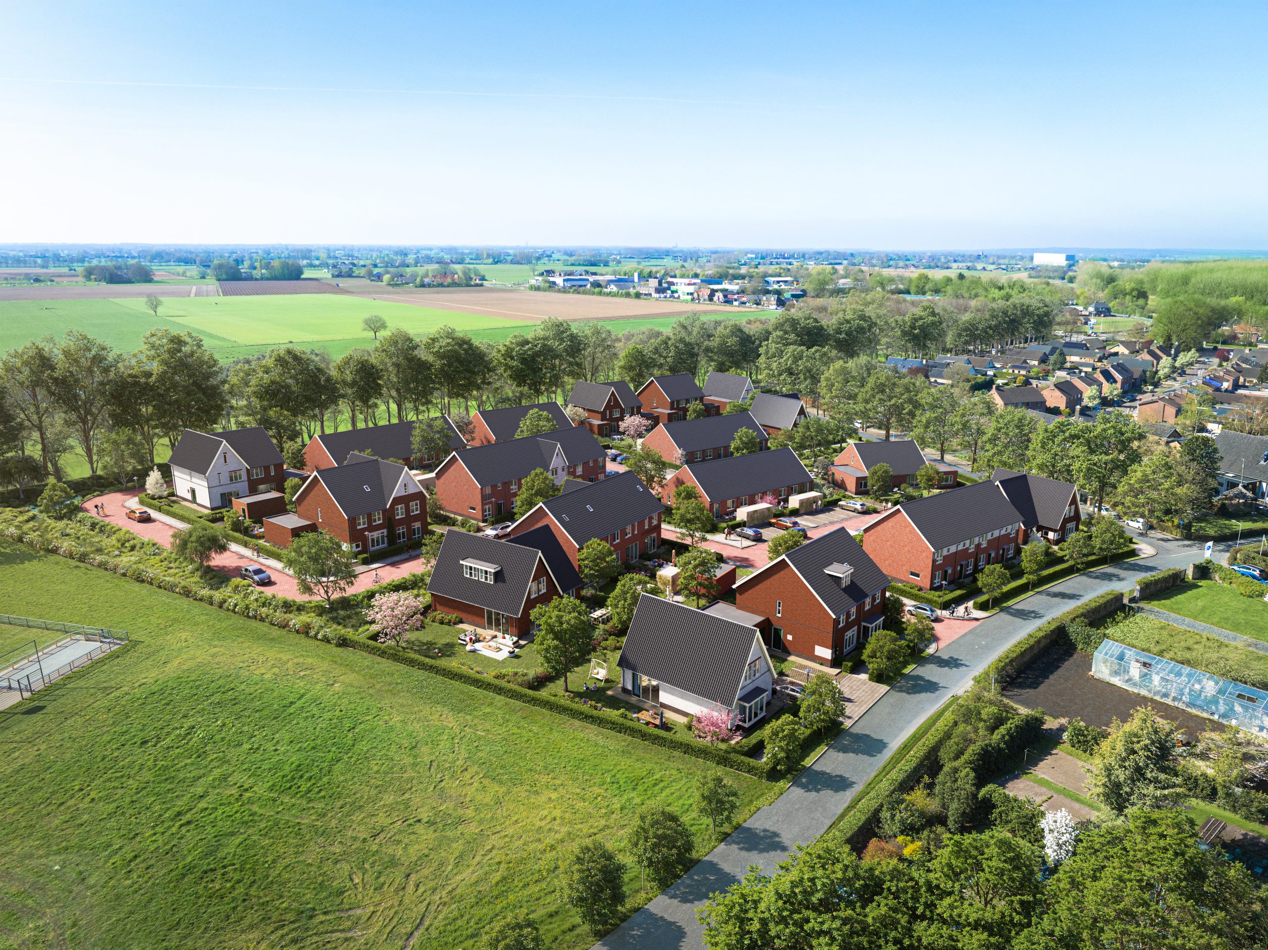De Buitentuin van Baak: 46 nieuwe woningen in het groen