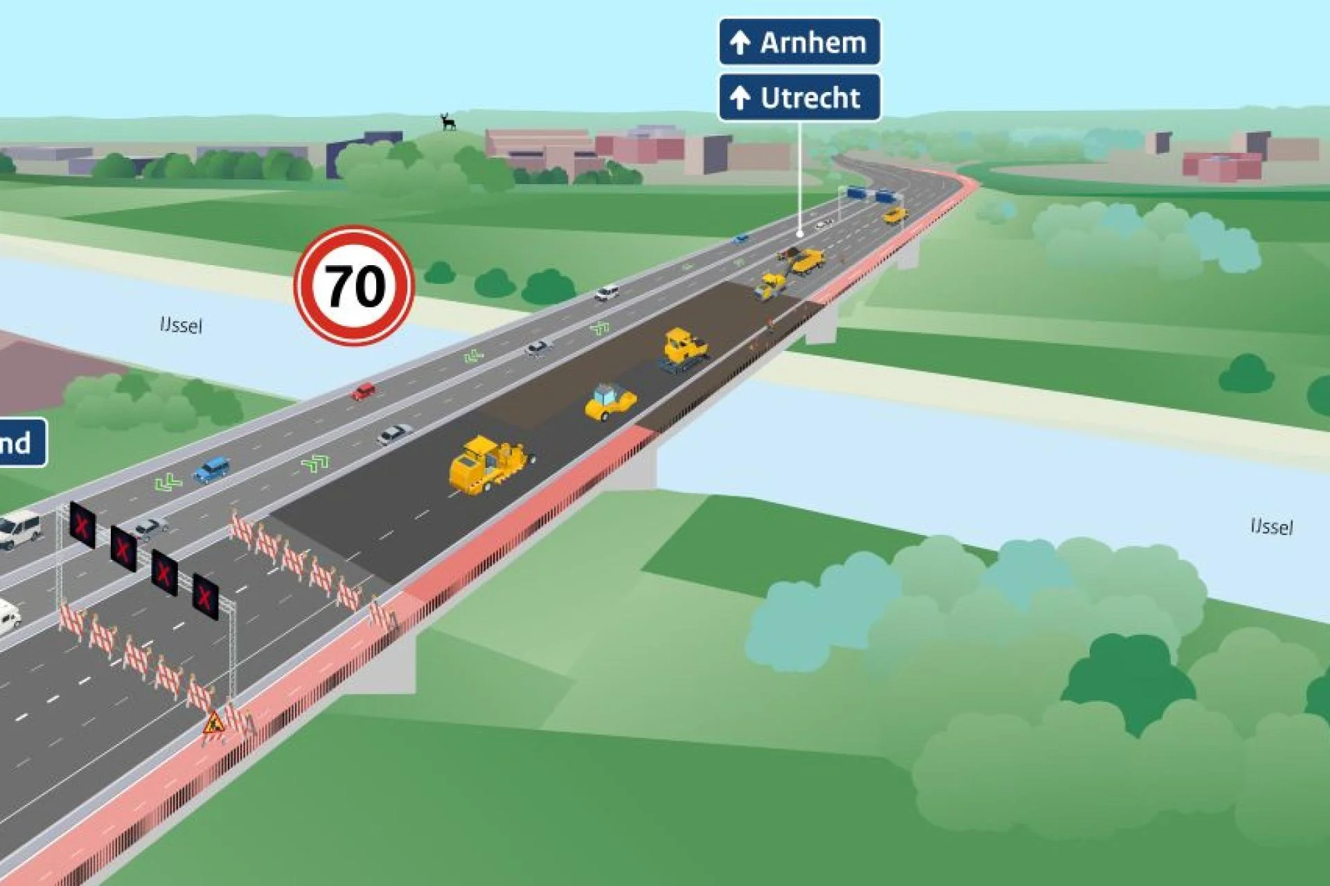 Groot onderhoud IJsselbrug A12: tot 60 minuten extra reistijd voor Achterhoekers