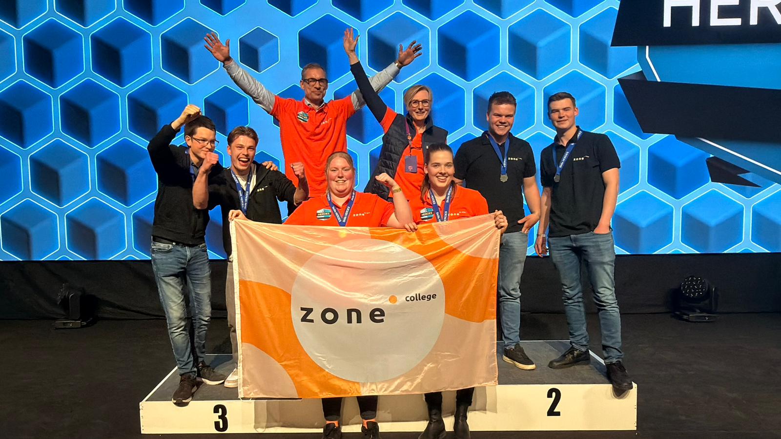 ACHTERHOEK — Recordaantal medailles voor Zone.college bij Skills The Finals