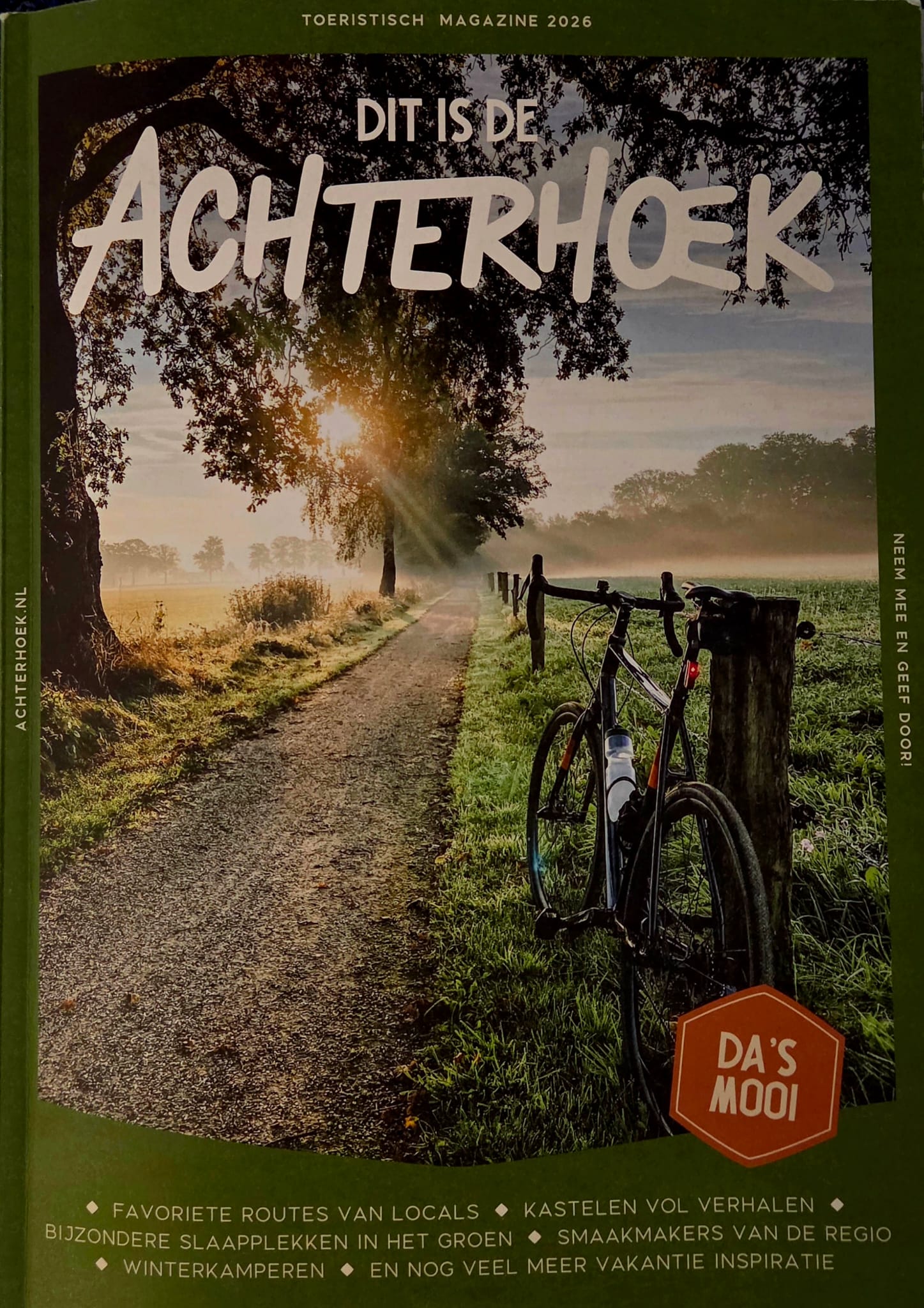 NEEDE — Nieuw toeristisch magazine Achterhoek gratis verkrijgbaar bij VVV
