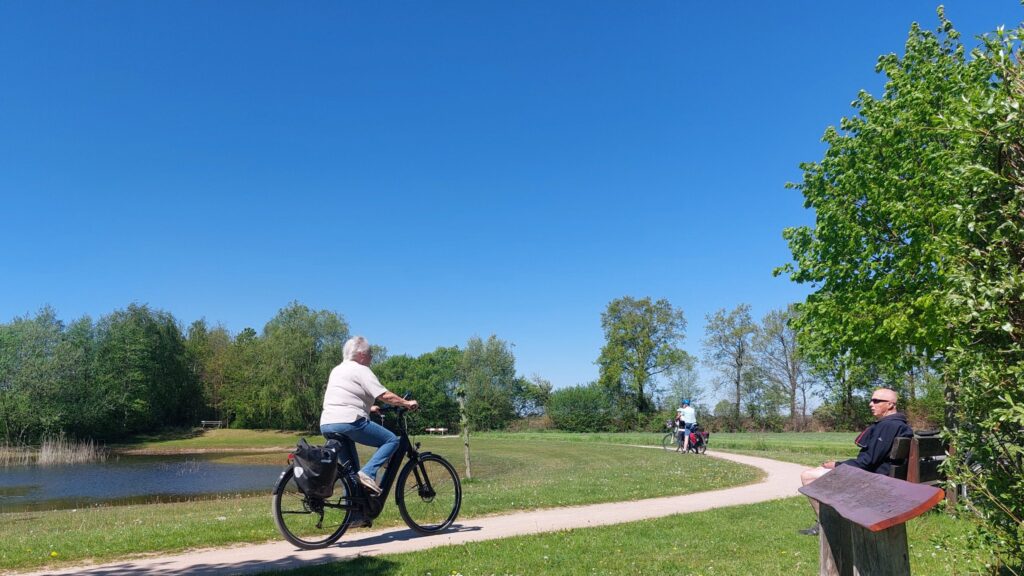 fietstocht foto