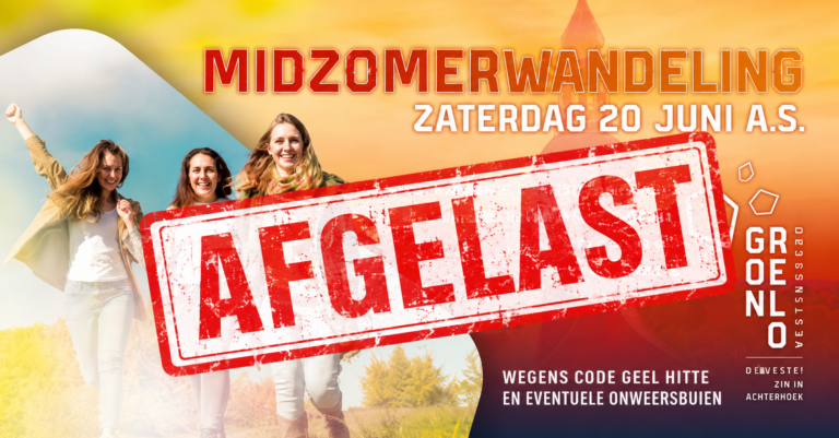 midzomerwandeling afgelast