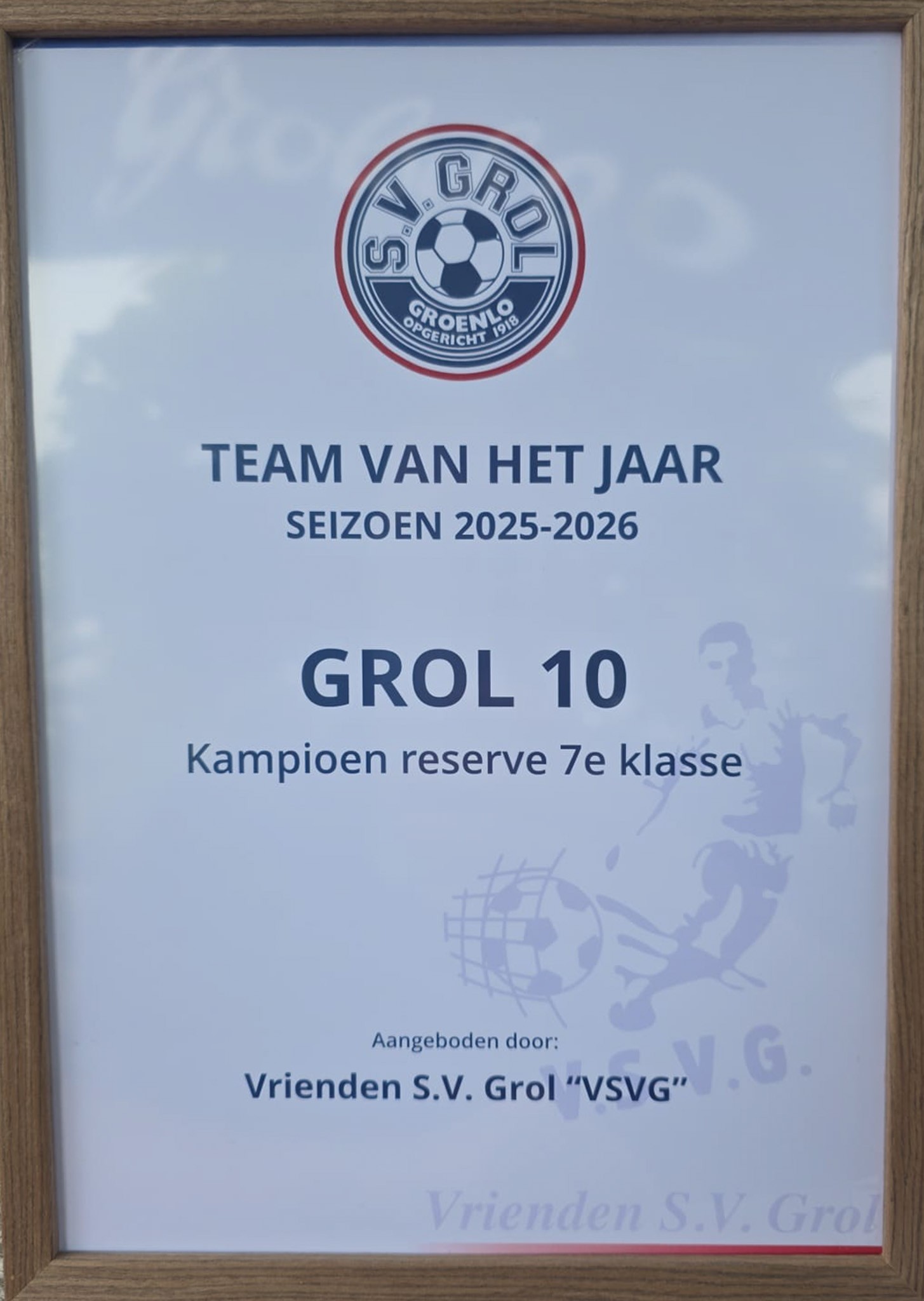 GROENLO — Joost Penterman jongste Grol-voetballer van het jaar ooit