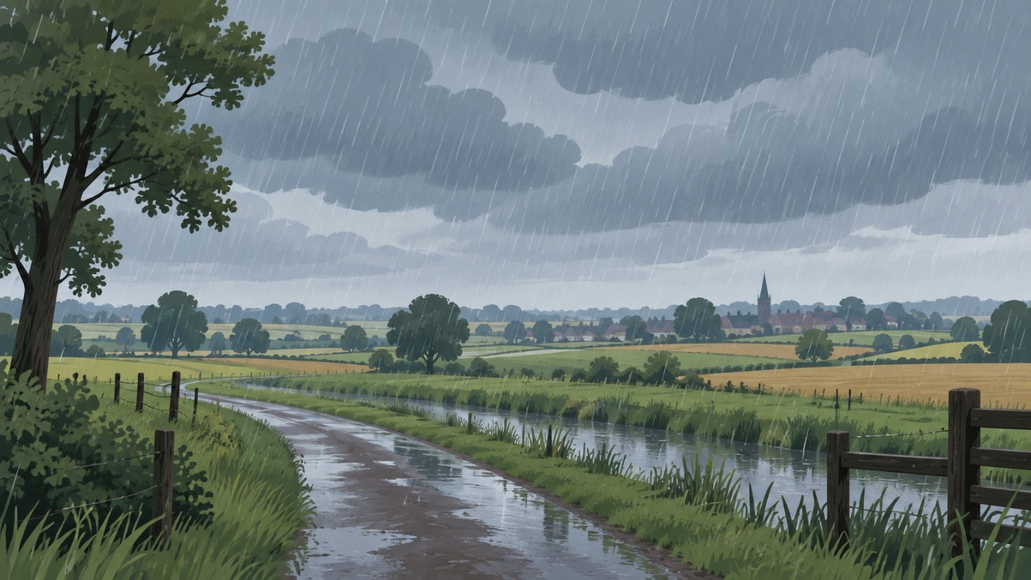 Weer Achterhoek: Regenachtig weer