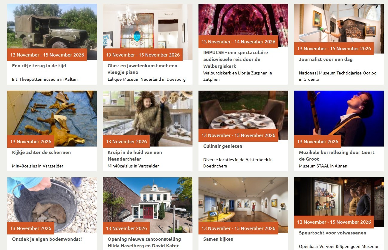 ACHTERHOEK — Museumweekend Achterhoek brengt cultuur naar Oost Gelre en omgeving